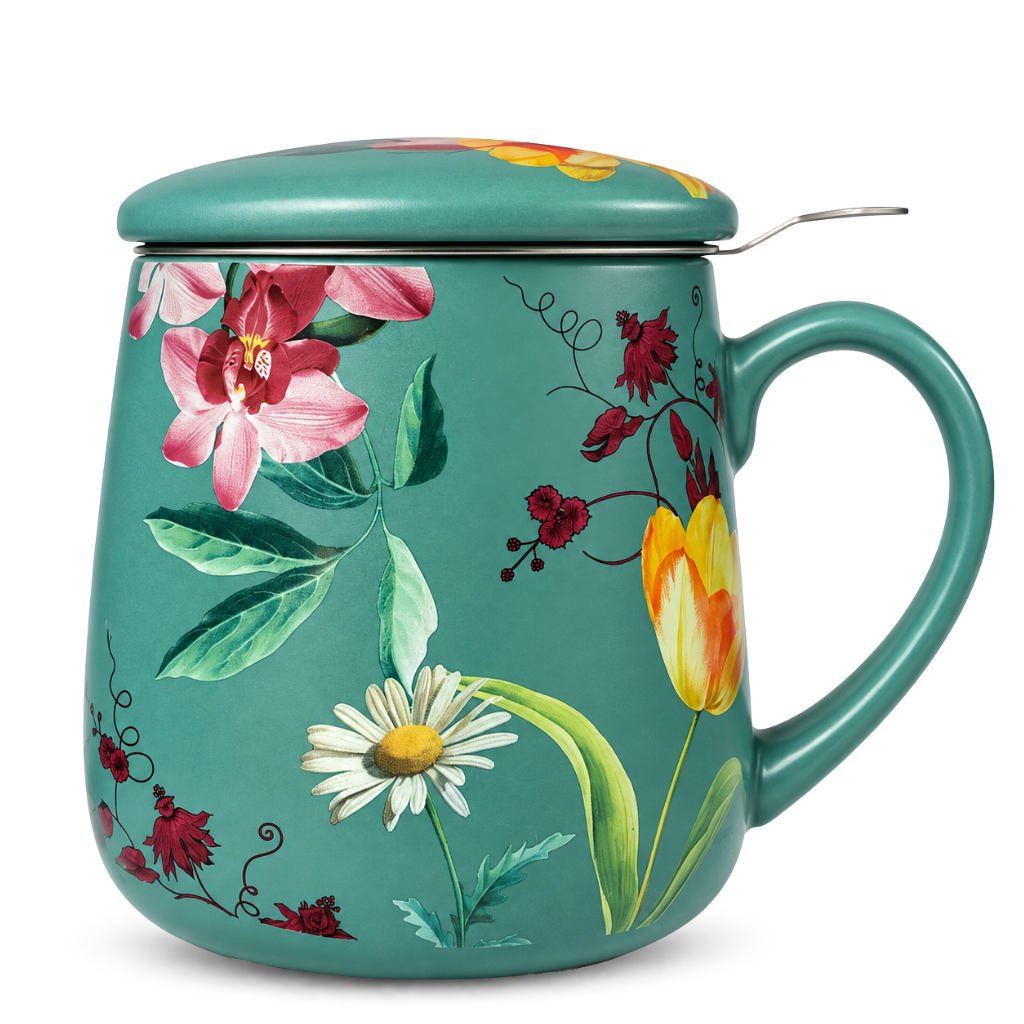 Herbal Infuser - Infusierkanne mit Filter und Deckel