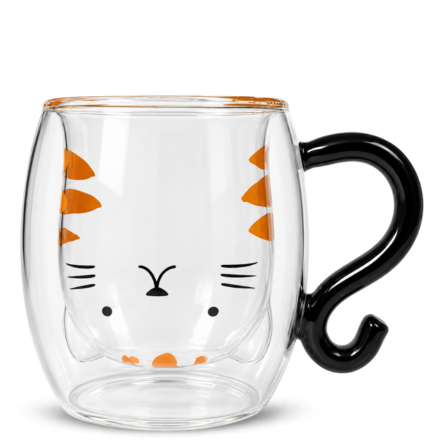 Herbal Mug Gatto – Dubbelwandige Glazen Mok