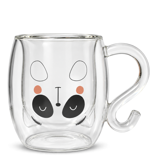 Herbal Mug Panda – Dubbelwandige glazen mok