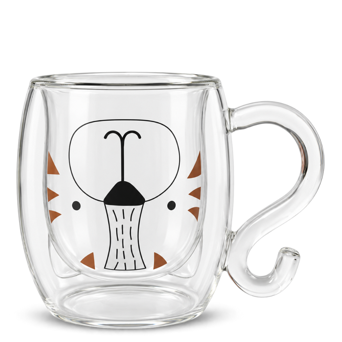 Herbal Mug Tigre – Tazza in Vetro Doppia Parete