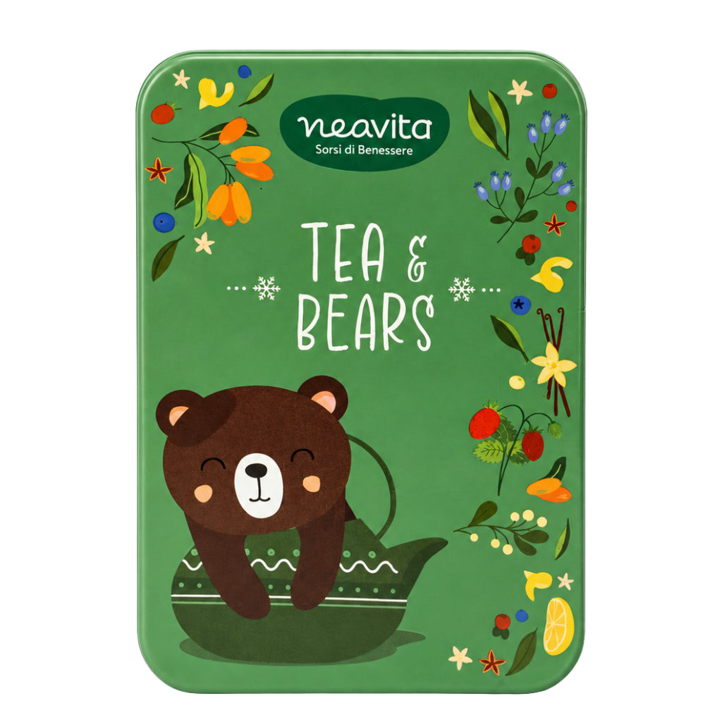 Tea &amp; Bears – 3 Bio-Kräutertees in der Geschenkdose