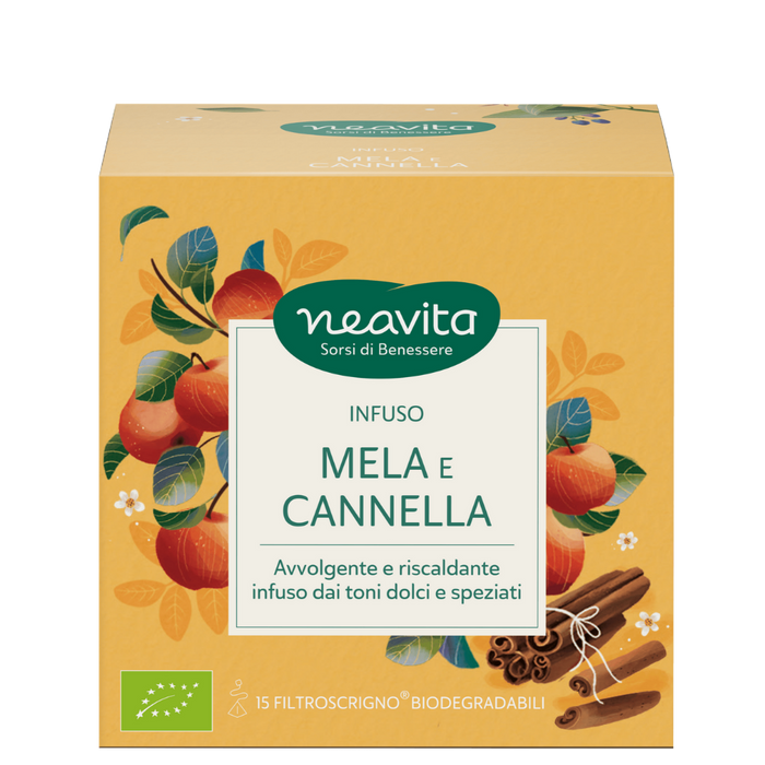 Mela e Cannella Bio – Infuso dolce e confortevole