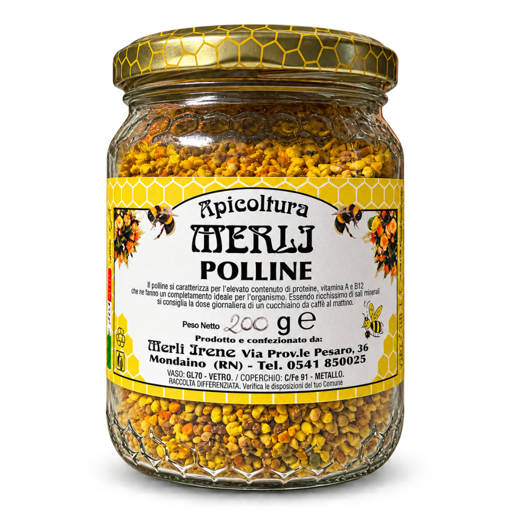 Pólen em Grânulos 200 g – Apicoltura Merli