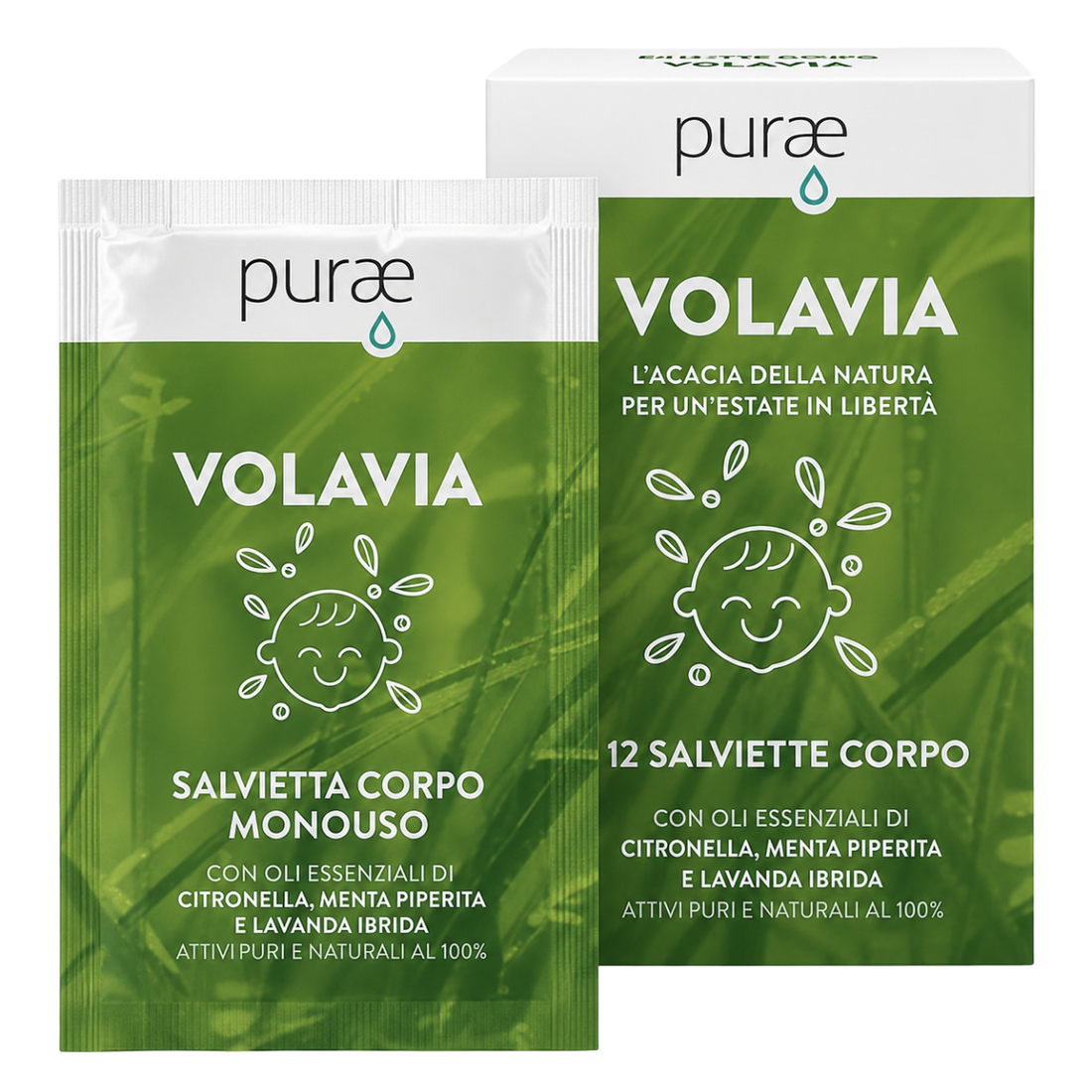 Volavia Salviette Bimbi - con Citronella