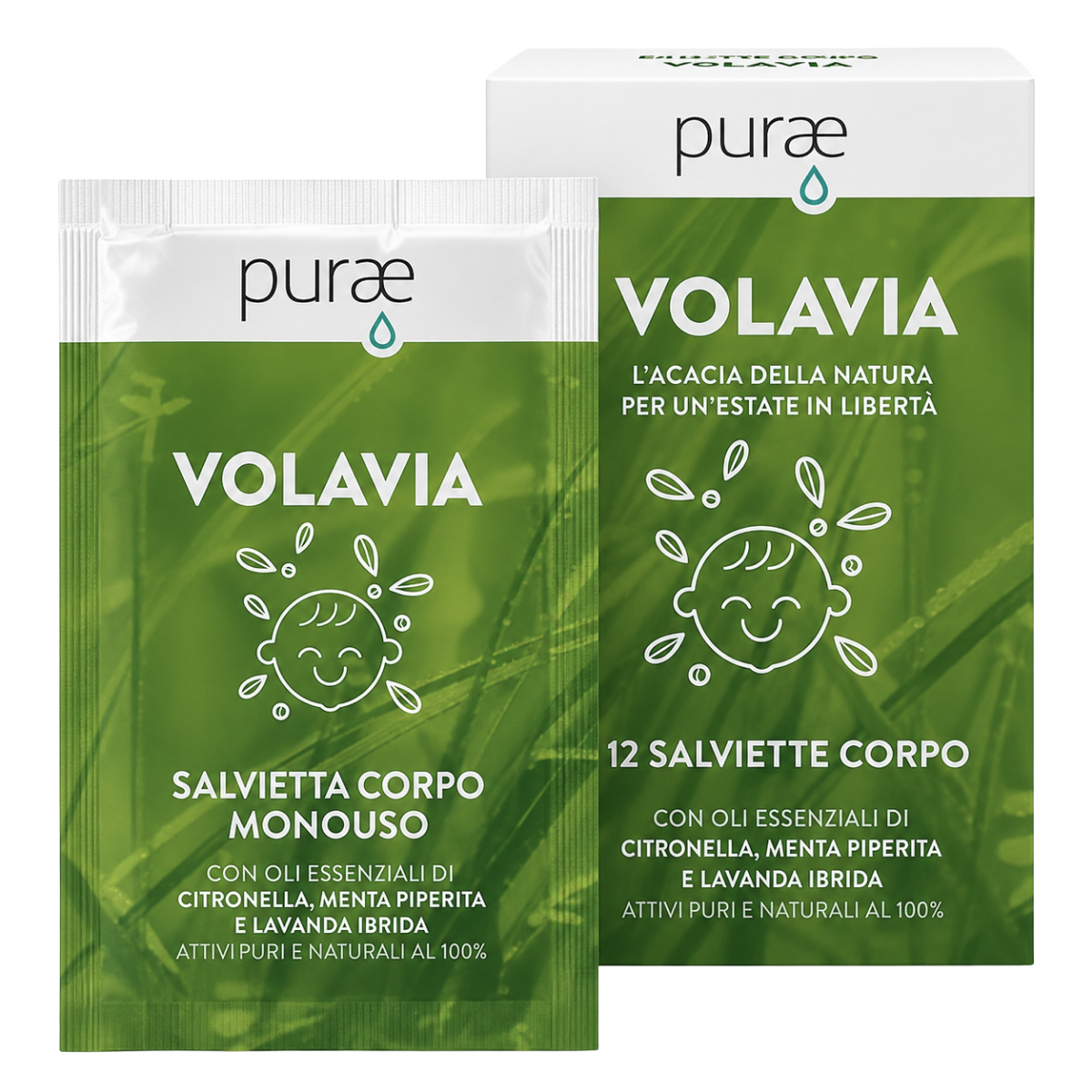 Volavia Salviette Bimbi - con Citronella