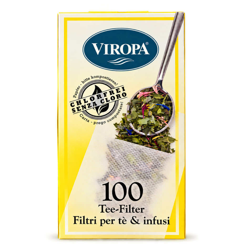 Teefilter aus Papier für losen Tee und Kräutertee – 100 Stück
